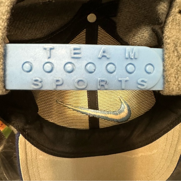 Nike Carolina Wool Blend Grey Blue Cap Hat - Picture 6 of 9